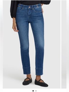 NYDJ Sheri Buckle Slim Jeans 4P
